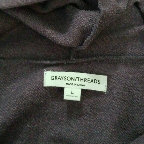 Purple ripped hoodie - Picture 2 of 3